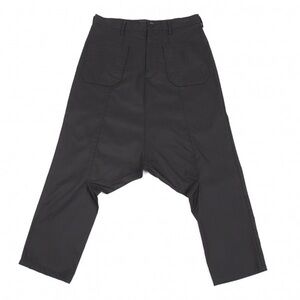 Y’s Pink Label by YOHJI YAMAMOTO Wool Drop Crotch Harem Cropped Pants Sz2/Medium